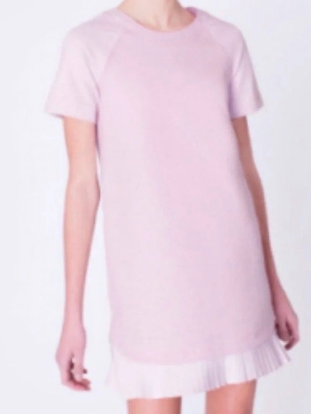 Ivivva Back To Fun Dress Light Pink Short Sleeve Shift Dress with Pleated Hem 7